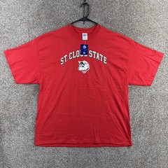 St. Cloud State T-Shirt Size 2XL Steve & Barry’s University Sportswear Red