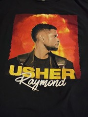 Usher Raymond The Vegas Residency 2022 Dual Graphic T-Shirt Black 2XL New
