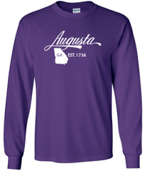 Augusta Georgia State T-Shirt Long Sleeve Graphic Tee Unisex Apparel Design