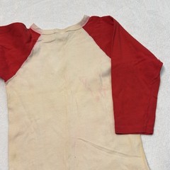True Vintage 50s 60s Hanes Sport Two Tone 3/4 Sleeve Raglan T Shirt Mens Medium
