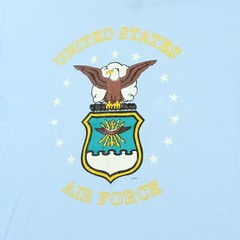 Vintage U.S. Air Force T-Shirt Men’s Large Blue Single Stitch Military America