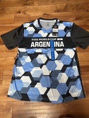 Argentina FIFA World Cup 2026 Graphic Soccer Jersey Men’s Size L NWT
