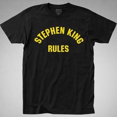 STEPHEN KING RULES T-Shirt steven monster squad funny 80s movie quote shining it