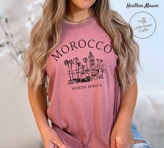 Morocco Shirt Travel Gift for North Africa Trip Lovers Souvenir Tee