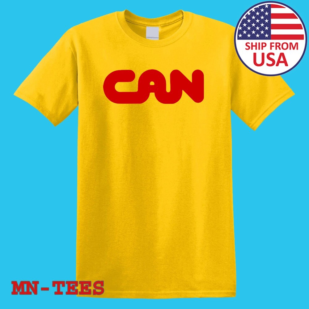 Can Krautrock Electronic Yellow Size S-5XL