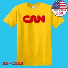 Can Krautrock Electronic Yellow Size S-5XL