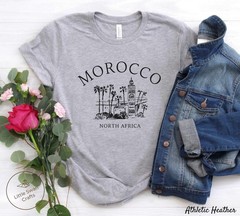 Morocco Shirt Travel Gift for North Africa Trip Lovers Souvenir Tee
