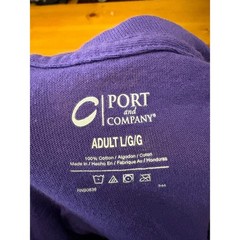 Port and Company Mens Purple Seminole Casino The King of Rock N Roll T-Shirt L
