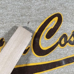 Vintage 80s Ringer Shirt Mens XL Brown Contra Costa DSA Tri Blend Thin USA 80s
