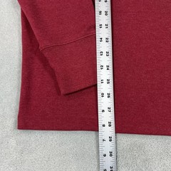 The Normal Brand Shirt Mens Large Red Crewneck Long Sleeve Chest Pocket Heavy