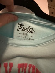 Barbie Sunday Funday Aqua T Shirt Women’s Large Mattel 2023 Graphic Tee