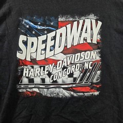 Harley-Davidson Mens T-Shirt 3XL Concord NC Speedway Black Graphic Motorcycle