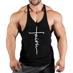 Men Gym Stringer Tank Top Bodybuilding Fitness Vest