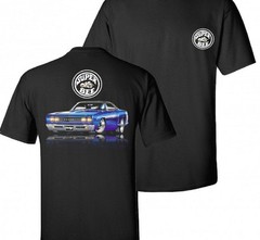 69 Dodge Super Bee Men’s Black T shirt Mopar Licensed Johny Rockstar