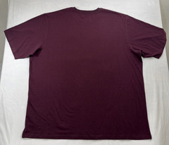 Men’s 4XL Tall Maroon Carhartt K87 Loose Fit Short Sleeve Pocket Cotton T-Shirt