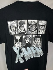X-Men Cartoon 90’s Style Black T-Shirt Wolverine Storm Cyclops Beast Men’s XL