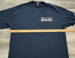 North Shore Oahu Hawaii Shirt Mens Size XL Cheater Five Navy Blue Short Sleeve