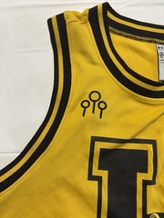 Harry Potter Hufflepuff Keeper Mesh Jersey Tank Top Adult Small Yellow BoxLunch