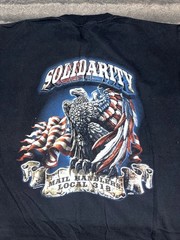 Vintage Union Line USPS Tshirt 2XL Postal Service Mail Carrier Bald Eagle & Flag