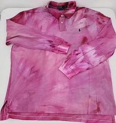 Men’s XXL Lot of Shirts Various Brands and Types Upcycled Procion Ice Tie Dyed