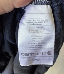 Carhartt Pocket T-Shirt Mens XL Blue Crew Neck Short Sleeve Original Fit