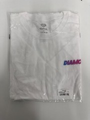 DIAMOND SUPPLY COMPANY SPEED LOGO T SHIRT LONG SLEEVES WHITE