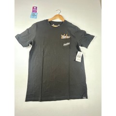 NWT Hurley Mens Everyday Pocket Tee Small Black Cotton Casual Streetwear Shirt
