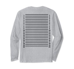Hair Length Check Hair Growth Track Your Long Hair Backprint Long Sleeve T-Shirt