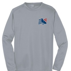BSCO – American Flag: Sport-Tek Long Sleeve Posicharge Tee
