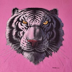 Wild Side Tiger Pink Short Sleeve Shirt Size XL Vtg – Imperfect
