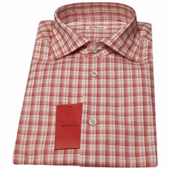 NEW KITON MULTICOLOR COTTON SHIRT US 15.75 – EU 40 MUL