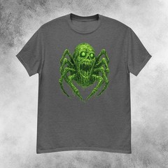 Nightmare Radioactive Slime Spider Horror T‑Shirt Men’s S-2XL