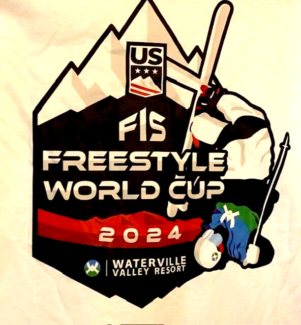 Shirt USA World Cup Ski 2024 Waterville Valley NH YOUTH LARGE Teen FIS Official