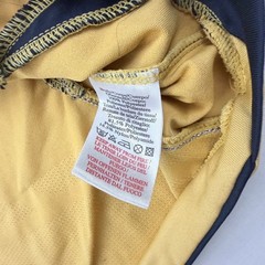 Umbro Everton Soccer Jersey Mens Small Yellow 2010-11 Away Chang Sponsor Kit