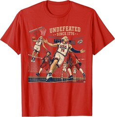 Undefeated Since 1776 America 4th of July Independence Day T-Shirt