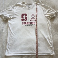 Nike Stanford Cardinal XL T-Shirt 23rd Directors Cup 1994-2017 White Maroon