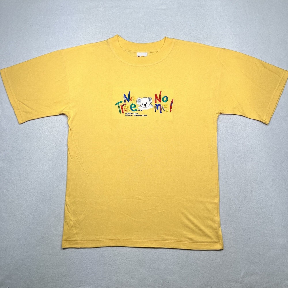 Vintage 90’s Y2K Australia Koala Foundation Embroidered Graphic T-Shirt Cute