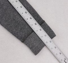 Wallace & Barnes Waffle Henley Shirt Men’s Medium Tall Gray Thermal Long Sleeve