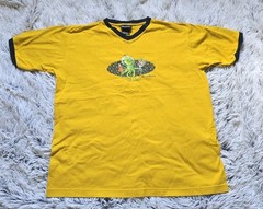 Men’s Vintage 90’s Y2K NO BOUNDARIES Alien / HeadBone Brand Short Sleeve SZ M