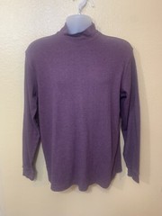 Taylor & Henry burgundy cotton Long Sleeve Shirt Size M
