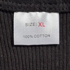 Pack of 3 Mens A-Shirt 100% Cotton Black, White, Grey Size: XL