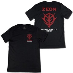 Zeon MS-06 ZAKU II Pilot Mobile Suit Gundam Anime Graphic Art Unisex T-Shirt