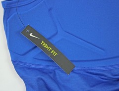 Nike Pro Men’s Compression Padded Tank Top 4XL Vest Tight Fit Protective Blue