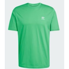 Mens L ADIDAS ORIGINALS logo ESSENTIALS TREFOIL TEE SHIRT GREEN JN0235 large NEW
