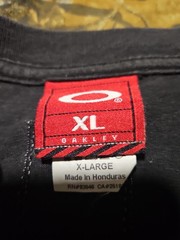 Vintage 90s – Oakley Software Black Tshirt With Logo – Size XL