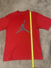 Jordan Shirt Mens 2XL Red Jumpman Logo Graphic Tee Tagless Crewneck Pakistan
