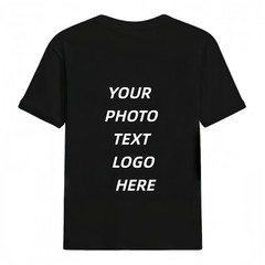 Custom Adult T-Shirt – Front & Back Print with Your Image – Personalized Design