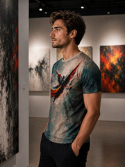 Warrior of Freedom Art T-Shirt by Natalia Savchenko Men’s Women’s Tee Ukraine
