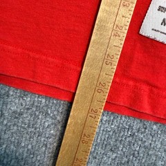 Supreme Red Arched Logo Premium T-Shirt Mens Size M Short Sleeve