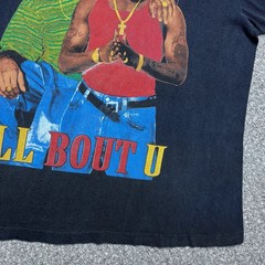 Vintage 1990s Snoop Dogg Tupac 2 Of Amerikaz Most Wanted Rap Tee T-Shirt Sz L